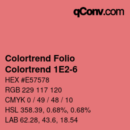 カラーコード: Colortrend Folio - Colortrend 1E2-6 | qconv.com