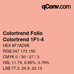 カラーコード: Colortrend Folio - Colortrend 1F1-4 | qconv.com