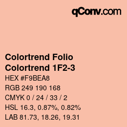 カラーコード: Colortrend Folio - Colortrend 1F2-3 | qconv.com