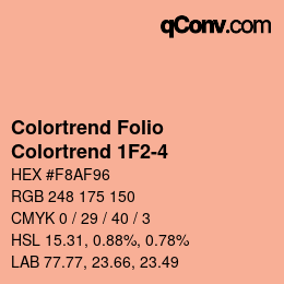 カラーコード: Colortrend Folio - Colortrend 1F2-4 | qconv.com