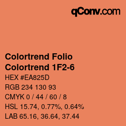 カラーコード: Colortrend Folio - Colortrend 1F2-6 | qconv.com
