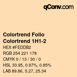 カラーコード: Colortrend Folio - Colortrend 1H1-2 | qconv.com