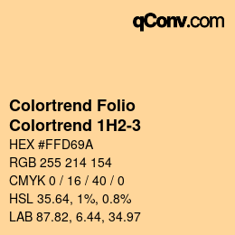 カラーコード: Colortrend Folio - Colortrend 1H2-3 | qconv.com