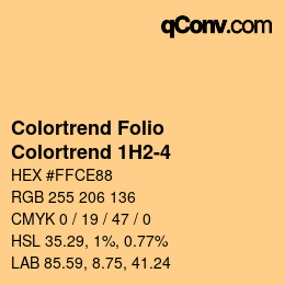 カラーコード: Colortrend Folio - Colortrend 1H2-4 | qconv.com