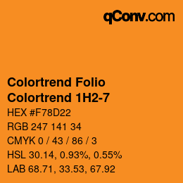 カラーコード: Colortrend Folio - Colortrend 1H2-7 | qconv.com