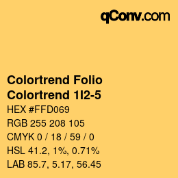 カラーコード: Colortrend Folio - Colortrend 1I2-5 | qconv.com