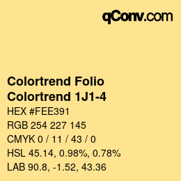 カラーコード: Colortrend Folio - Colortrend 1J1-4 | qconv.com