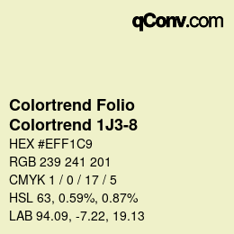 カラーコード: Colortrend Folio - Colortrend 1J3-8 | qconv.com