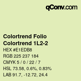 カラーコード: Colortrend Folio - Colortrend 1L2-2 | qconv.com