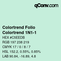 カラーコード: Colortrend Folio - Colortrend 1N1-1 | qconv.com