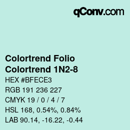 カラーコード: Colortrend Folio - Colortrend 1N2-8 | qconv.com