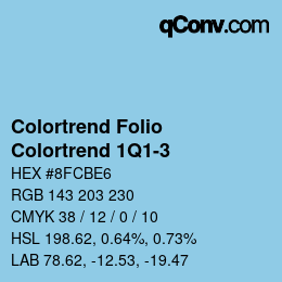 Farbcode: Colortrend Folio - Colortrend 1Q1-3 | qconv.com
