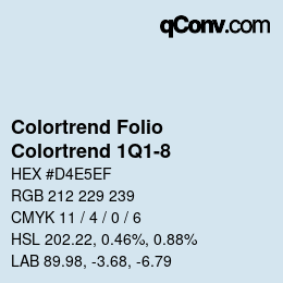 カラーコード: Colortrend Folio - Colortrend 1Q1-8 | qconv.com