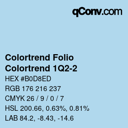 Color code: Colortrend Folio - Colortrend 1Q2-2 | qconv.com