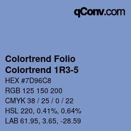 カラーコード: Colortrend Folio - Colortrend 1R3-5 | qconv.com