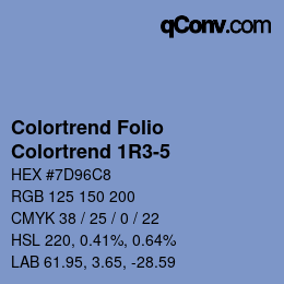 カラーコード: Colortrend Folio - Colortrend 1R3-5 | qconv.com