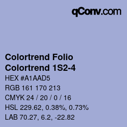 カラーコード: Colortrend Folio - Colortrend 1S2-4 | qconv.com