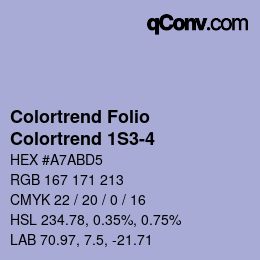 カラーコード: Colortrend Folio - Colortrend 1S3-4 | qconv.com