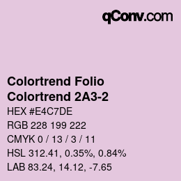 カラーコード: Colortrend Folio - Colortrend 2A3-2 | qconv.com