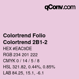 カラーコード: Colortrend Folio - Colortrend 2B1-2 | qconv.com