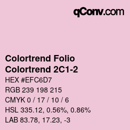 カラーコード: Colortrend Folio - Colortrend 2C1-2 | qconv.com