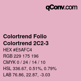 カラーコード: Colortrend Folio - Colortrend 2C2-3 | qconv.com