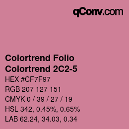 カラーコード: Colortrend Folio - Colortrend 2C2-5 | qconv.com