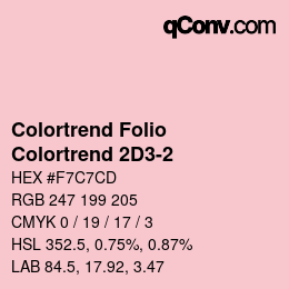 カラーコード: Colortrend Folio - Colortrend 2D3-2 | qconv.com