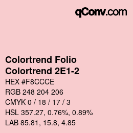 カラーコード: Colortrend Folio - Colortrend 2E1-2 | qconv.com