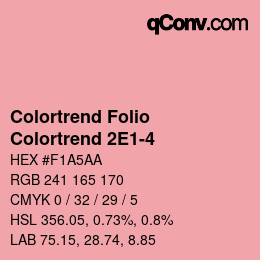 カラーコード: Colortrend Folio - Colortrend 2E1-4 | qconv.com
