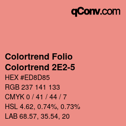 カラーコード: Colortrend Folio - Colortrend 2E2-5 | qconv.com