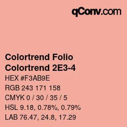 カラーコード: Colortrend Folio - Colortrend 2E3-4 | qconv.com