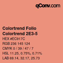 カラーコード: Colortrend Folio - Colortrend 2E3-5 | qconv.com