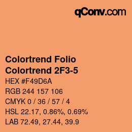 カラーコード: Colortrend Folio - Colortrend 2F3-5 | qconv.com