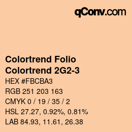 カラーコード: Colortrend Folio - Colortrend 2G2-3 | qconv.com