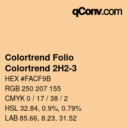 カラーコード: Colortrend Folio - Colortrend 2H2-3 | qconv.com