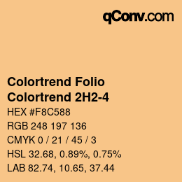 カラーコード: Colortrend Folio - Colortrend 2H2-4 | qconv.com