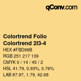カラーコード: Colortrend Folio - Colortrend 2I3-4 | qconv.com