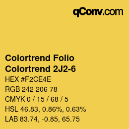 カラーコード: Colortrend Folio - Colortrend 2J2-6 | qconv.com