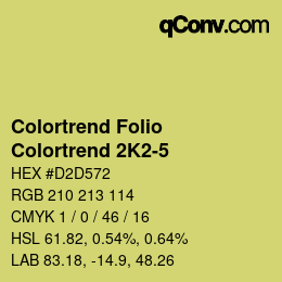 カラーコード: Colortrend Folio - Colortrend 2K2-5 | qconv.com
