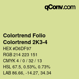 カラーコード: Colortrend Folio - Colortrend 2K3-4 | qconv.com