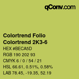 カラーコード: Colortrend Folio - Colortrend 2K3-6 | qconv.com
