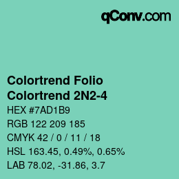 カラーコード: Colortrend Folio - Colortrend 2N2-4 | qconv.com