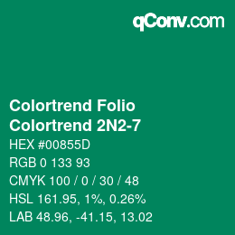 カラーコード: Colortrend Folio - Colortrend 2N2-7 | qconv.com