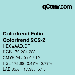 カラーコード: Colortrend Folio - Colortrend 2O2-2 | qconv.com