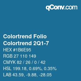 カラーコード: Colortrend Folio - Colortrend 2Q1-7 | qconv.com
