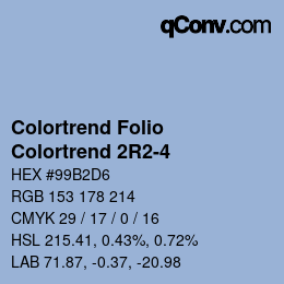 カラーコード: Colortrend Folio - Colortrend 2R2-4 | qconv.com