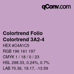 カラーコード: Colortrend Folio - Colortrend 3A2-4 | qconv.com