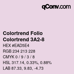 カラーコード: Colortrend Folio - Colortrend 3A2-8 | qconv.com