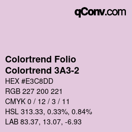 カラーコード: Colortrend Folio - Colortrend 3A3-2 | qconv.com